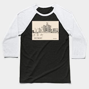 Detroit - Michigan Baseball T-Shirt